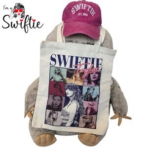 NEW SWIFTY Limited Edition XL Canvas Merch Tote Bag, Purse, Beach, School Bag